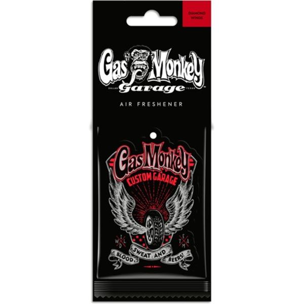 Désodorisant voiture Gas Monkey Diamond Wings Red