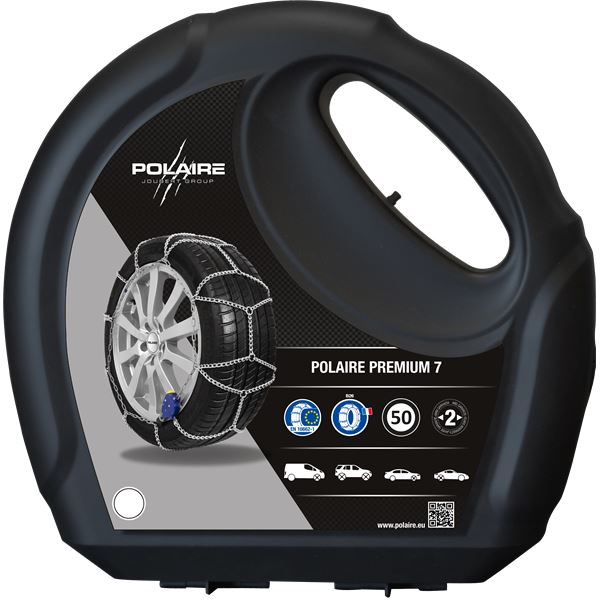 2 Chaînes à neige Polaire PREMIUM 7mm 110