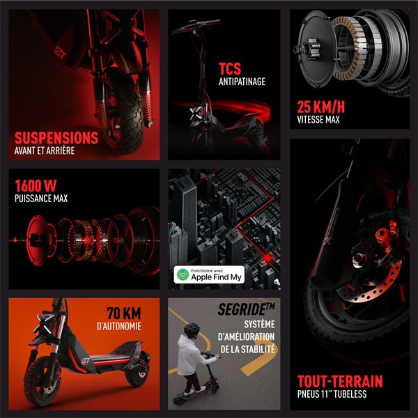 Trottinette électrique ZT3 PRO E Segway Ninebot