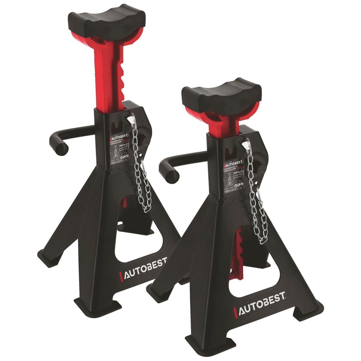 Lot De 2 Chandelles À Crémaillères 2t Autobest