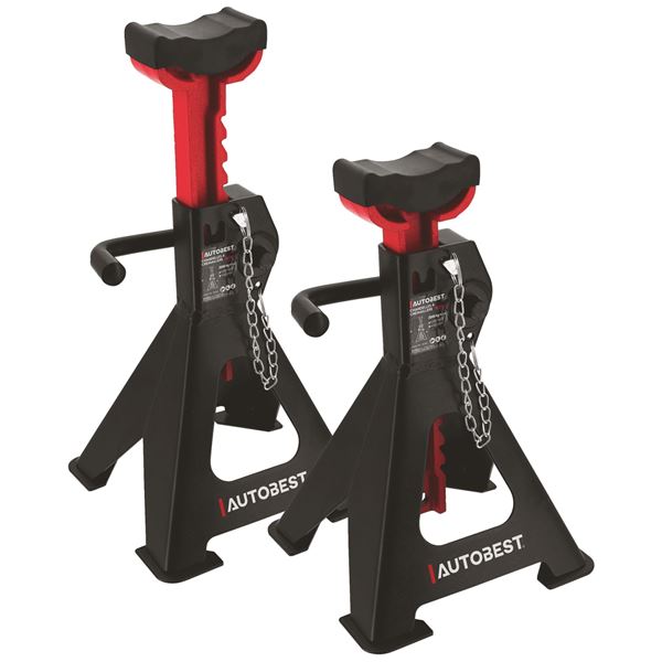 Lot de 2 chandelles à crémaillères 2T Autobest