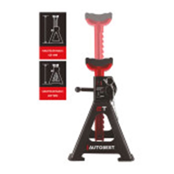 Lot de 2 chandelles à crémaillères 2T Autobest