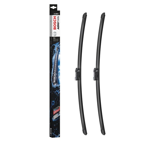 2 balais d'essuie-glaces Bosch Clearview A129S