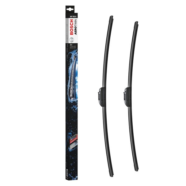 2 balais d'essuie-glaces Bosch Clearview AR703S