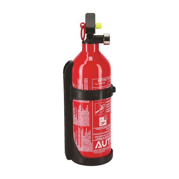 EXTINCTEUR VOITURE 1KG AVEC MANOMÈTRE AUTOBEST