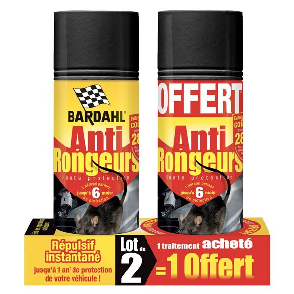 Anti rongeurs lot de 2 X 400 ML - 1 ACHETE + 1 OFFERT