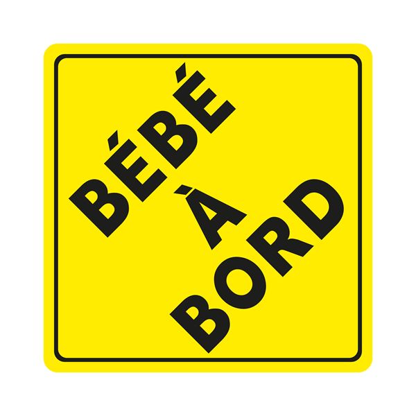 Adhésif Bébé à bord
