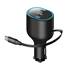 Chargeur allume-cigare avec câble USB-C rétractable