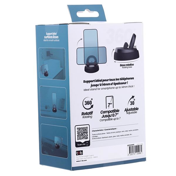 Support universel pour tableau de bord