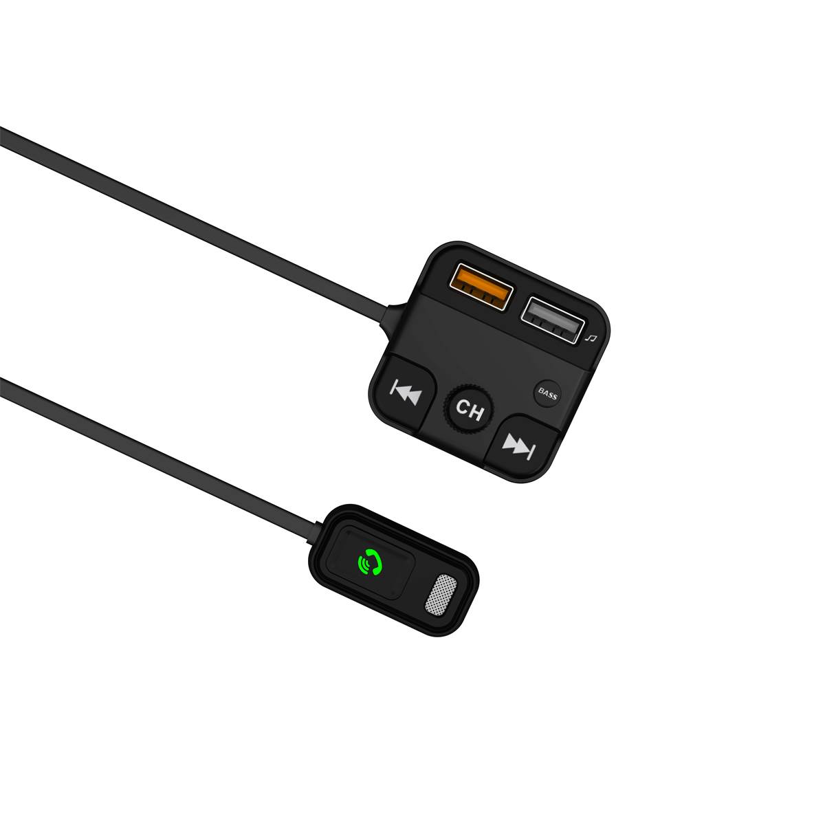 Transmetteur Fm Bluetooth Kit Mains Libre Et Charge Rapide