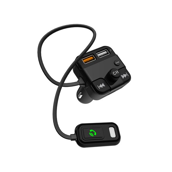 Transmetteur FM bluetooth Kit mains libre et charge rapide