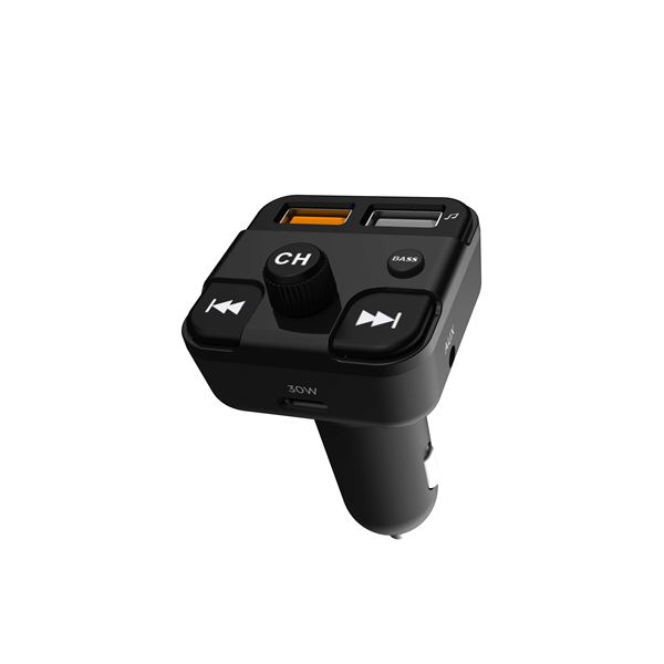 Transmetteur FM bluetooth Kit mains libre et charge rapide
