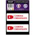 Autocollant "caméra embarquée" x2 StickZif