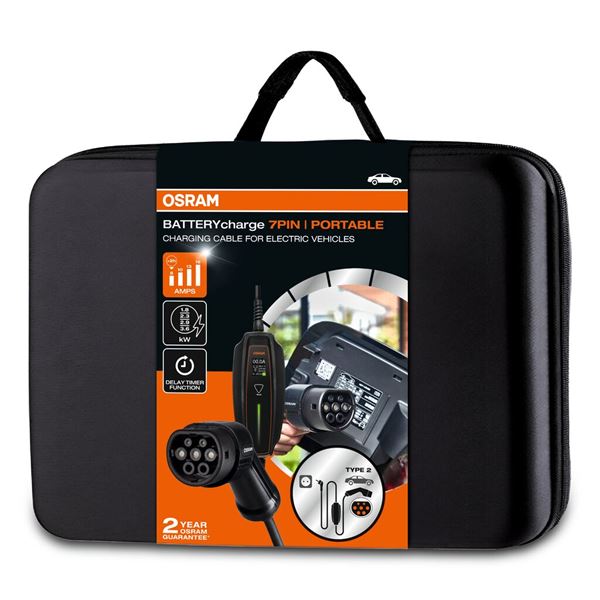 Chargeur véhicule électrique Type 2/230V OSRAM