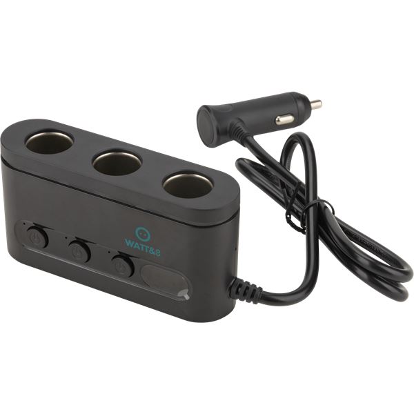 Triple Prise Allume-Cigare + USB-A et USB-C PD20W