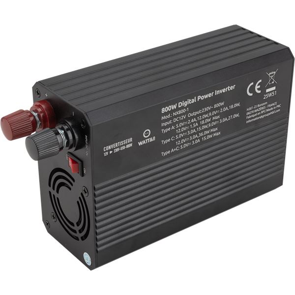 Convertisseur 800 W