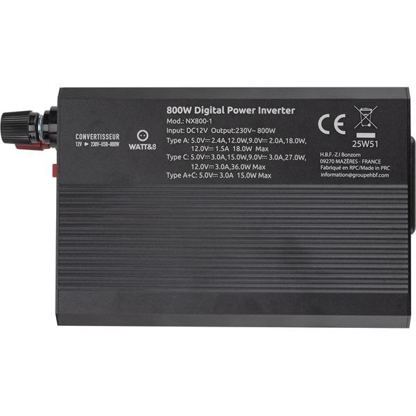 Convertisseur 800 W
