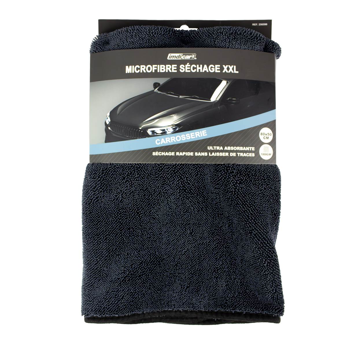 Microfibre Sechage Xxl 80x50cm 1000g/m2