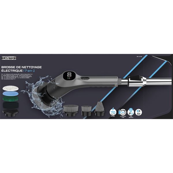 BROSSE DE NETTOYAGE ELECTRIQUE 7 EN 1