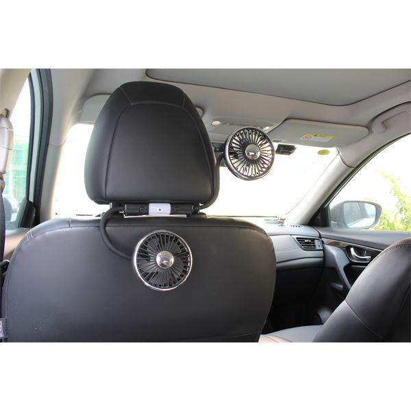 Double Ventilateur Voiture pour Appui-tête