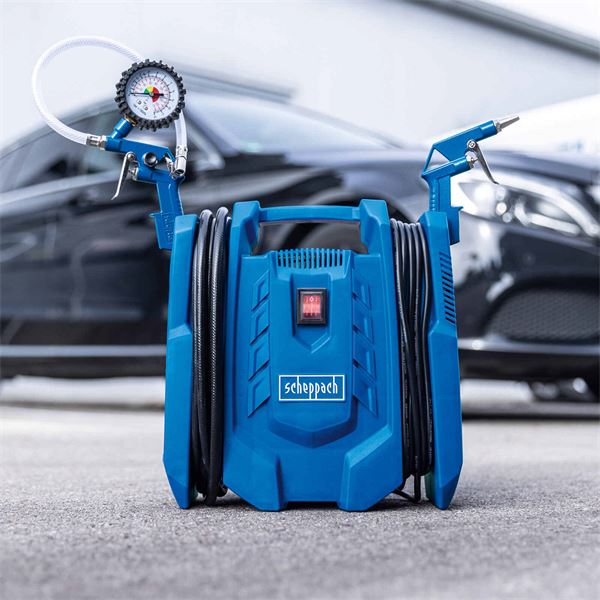Compresseur portatif 8 bar Scheppach
