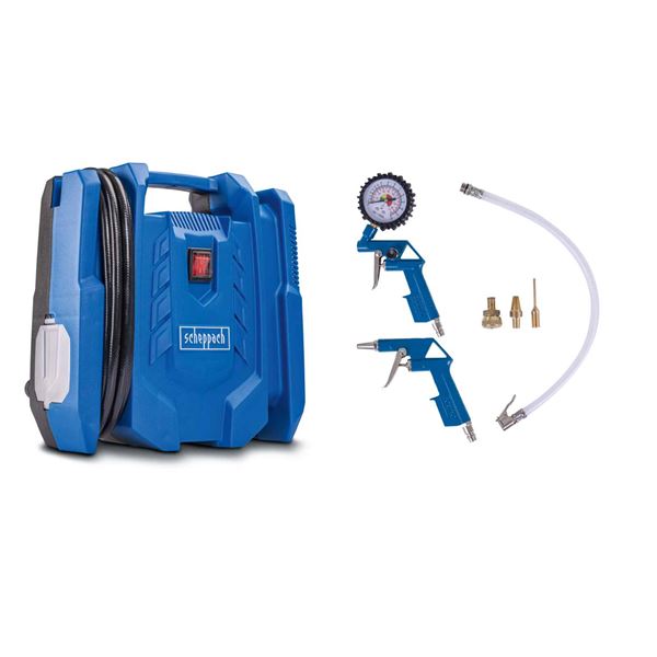 Compresseur portatif 8 bar Scheppach