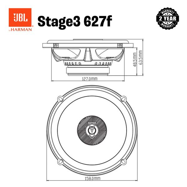 Haut-parleurs Stage 3 627F JBL