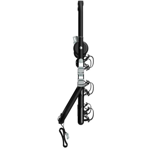 Porte-vélos hayon Peruzzo Cruiser Delux pour 3 vélos