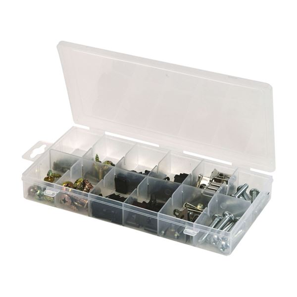 Coffret clips écrou métallique et vis toles Autobest