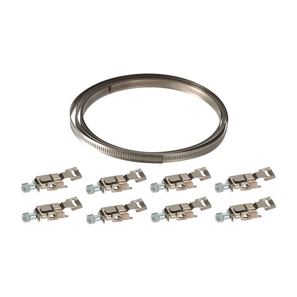 Collier de serrage à bande 8 têtes Autobest