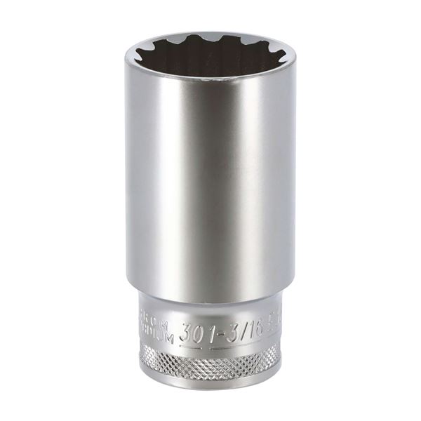 Douille longue multi-empreintes 30 mm, carré 1/2 Autobest