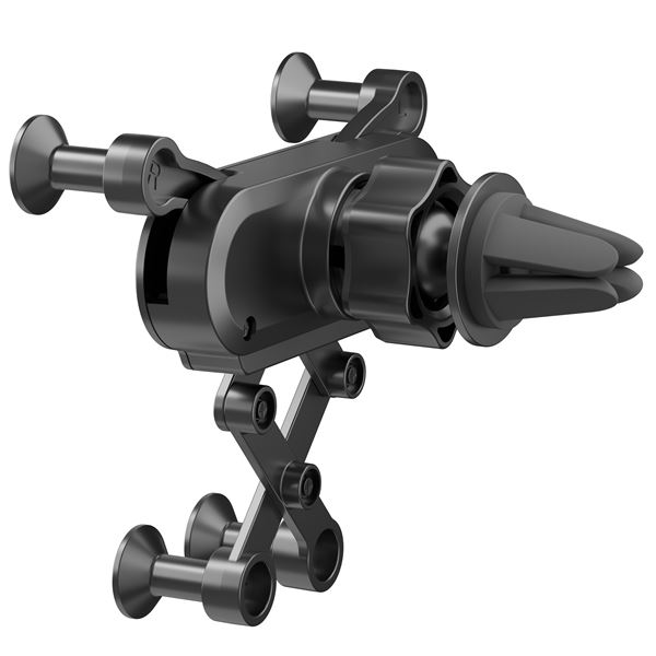 Support mâchoire par gravité pour grille d'aération