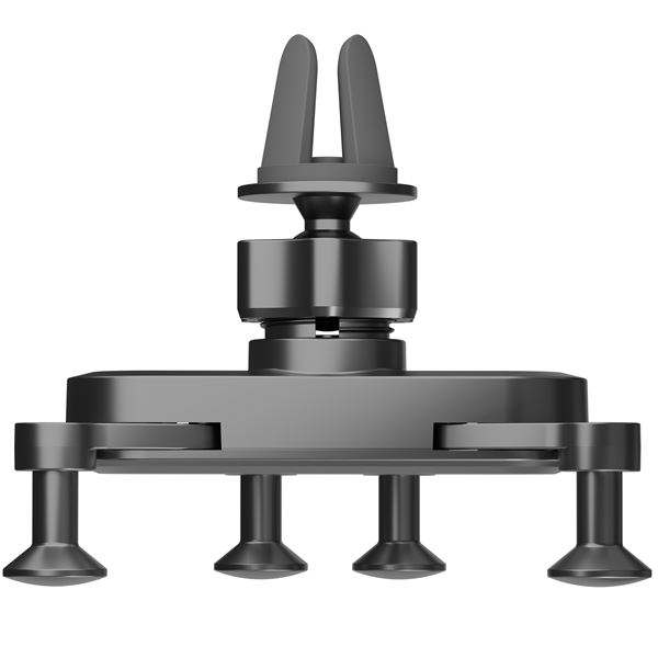 Support mâchoire par gravité pour grille d'aération