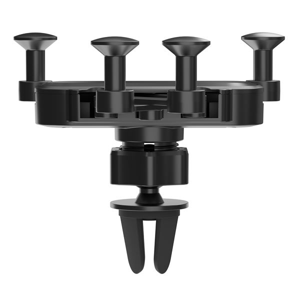 Support mâchoire par gravité pour grille d'aération