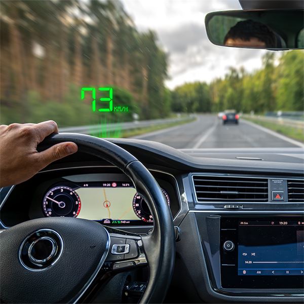 Compteur de vitesse affichage tête haute HUD GPS BEEPER