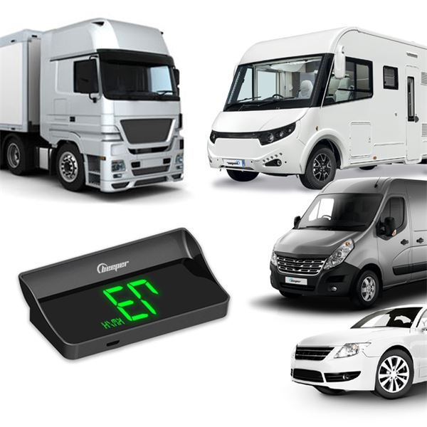 Compteur de vitesse affichage tête haute HUD GPS BEEPER