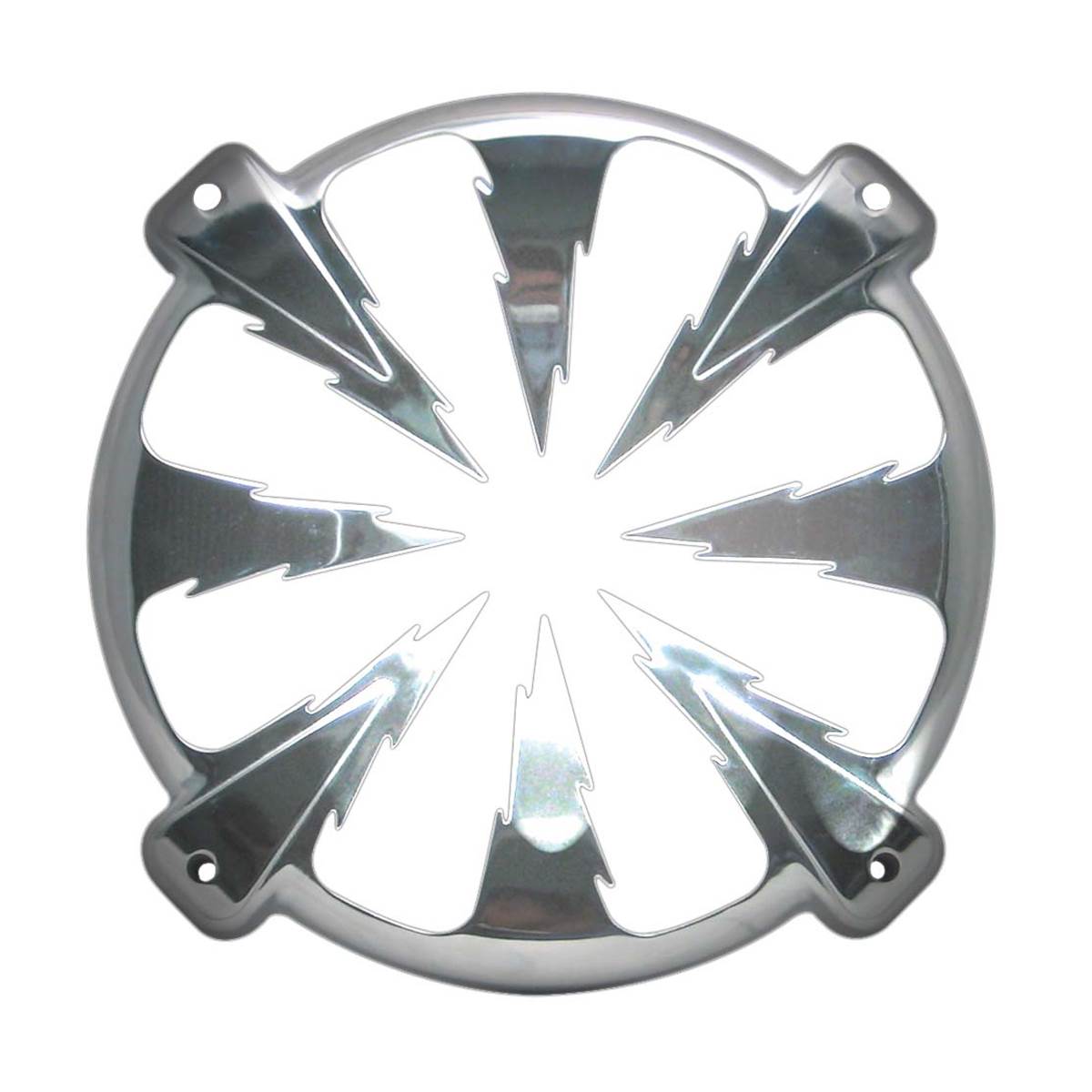 Grille Ronde En Aluminium Chromé Pour Woofer Ø320