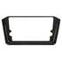 Adaptateur autoradio noir brillant pour VOLKSWAGEN PASSAT 2014>