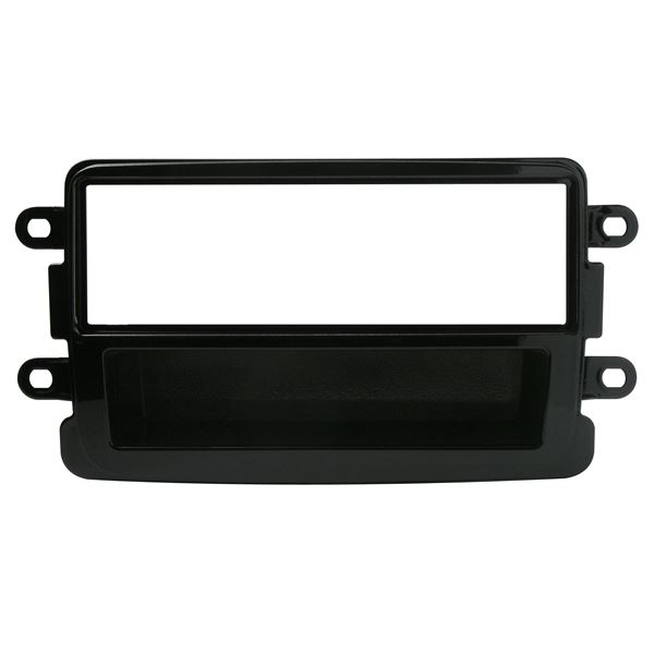 Cache autoradio noir brillant pour DACIA 2012 à 2022