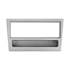 Cache autoradio couleur argent pour Opel