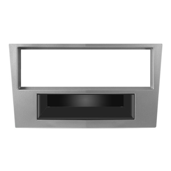 Cache autoradio gris métal pour Opel