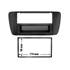 Cache autoradio Seat Ibiza noir