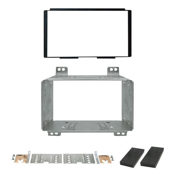 Cache autoradio avec cage et supports KIA