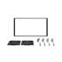 Cache autoradio avec supports pour fixation KIA