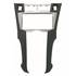 Cache autoradio argent et noir Toyota Yaris