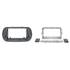 Cache autoradio noir brillant Fiat 500 de 2016
