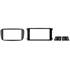 Cache autoradio Ford couleur noir