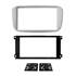Cache autoradio Ford couleur argent