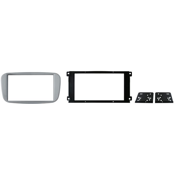 Cache autoradio Ford couleur argent