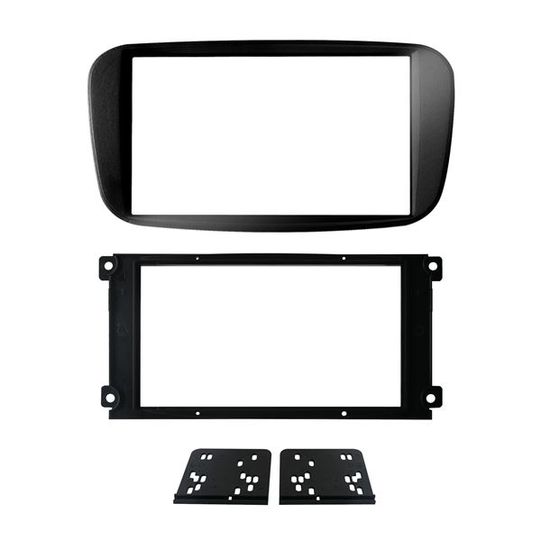 Cache autoradio Ford couleur noir brillant